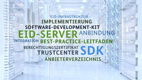 Word cloud in front of servers